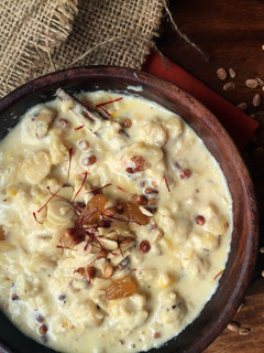 A picture of Chironji & Makhane Ki Kheer.