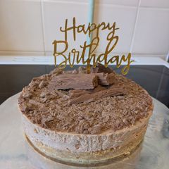 A picture of Chocolate Cheesecake.