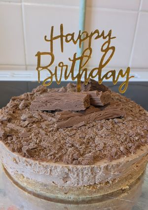 A picture of Chocolate Cheesecake.
