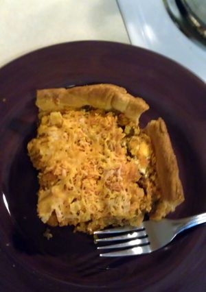 A picture of Ericas Taco Pie.