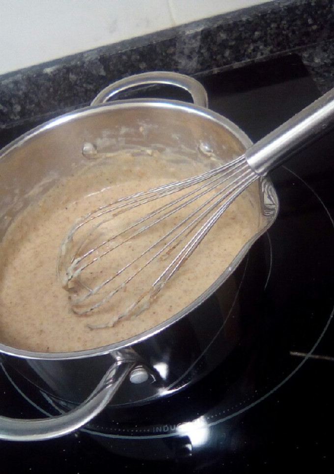 Una foto de Bechamel vegana