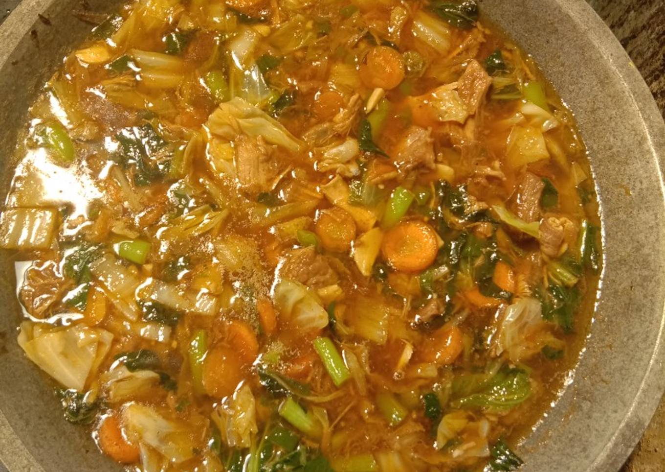 Capcay daging sapi