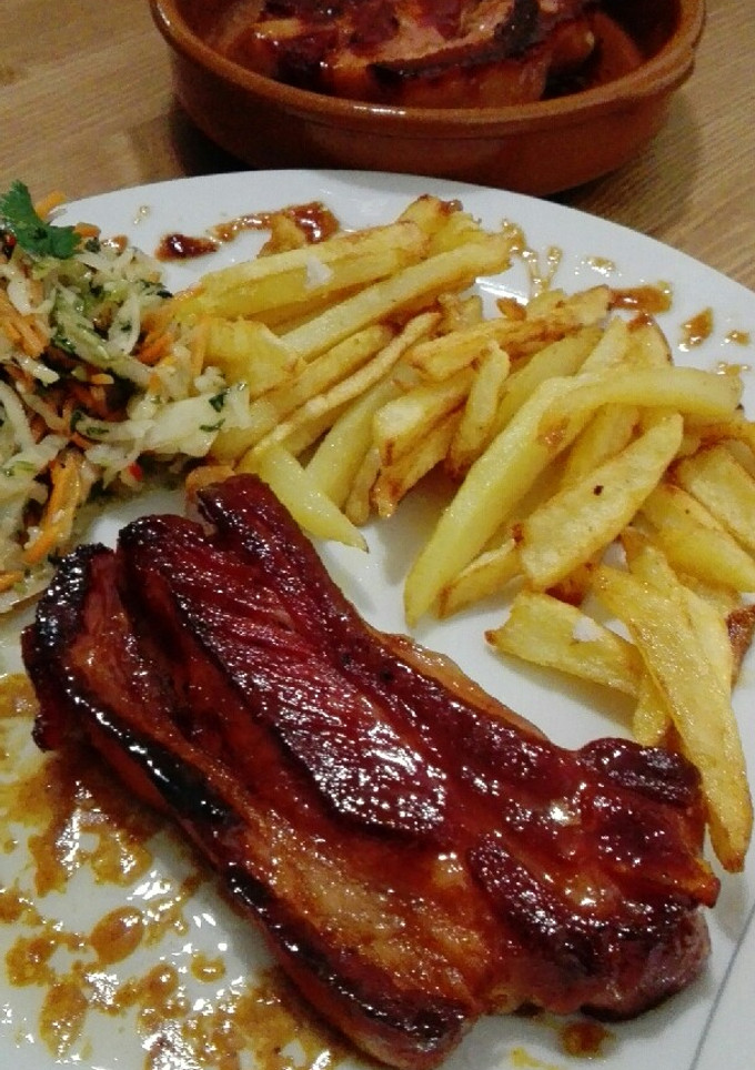 Una foto de Chuleta de cerdo agridulce
