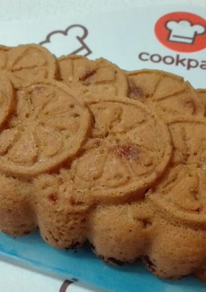 Una foto de Budín de limón, panela y chocolate