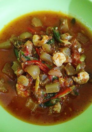 Foto resep Sambal kikil + udang