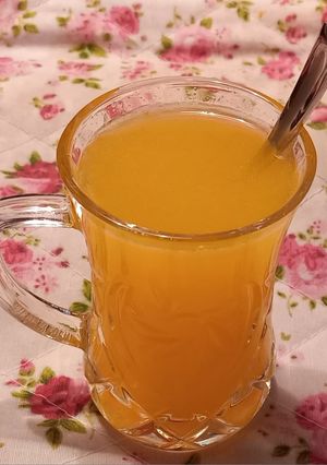 عکسی از دستور شربت عرق کاسنی و انبه
