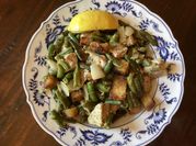 A picture of crushed french beans