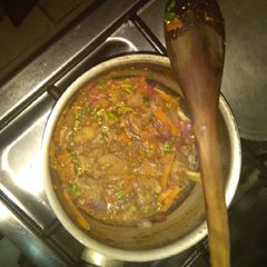 A picture of Wet Fry Beef.