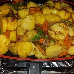 A picture of Potato garlic.