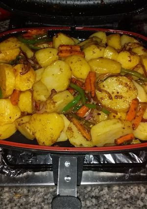 A picture of Potato garlic.