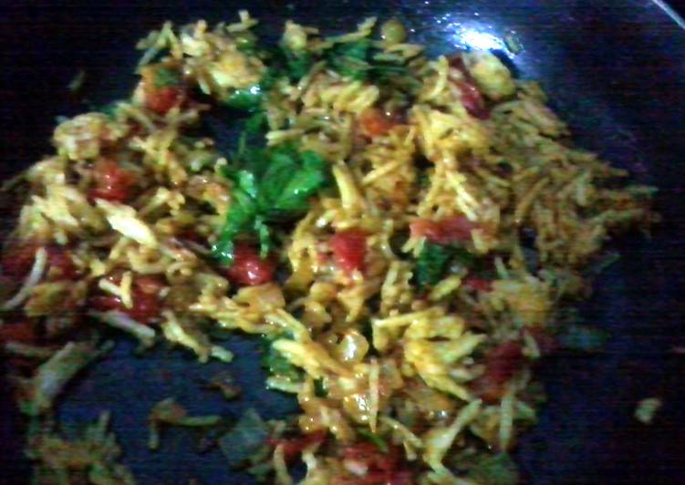 Recipe of Homemade vegetable pulav&hellip;spicy