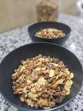 Granola casera con soja texturizada