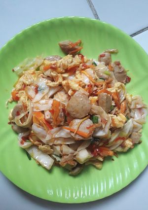 Foto resep Orak arik sayur telur bakso