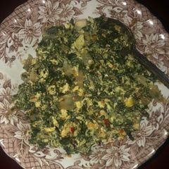 Vegetables egg sauce A picture of Vegetables egg sauce.