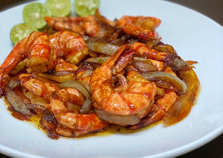 Udang saus mentega