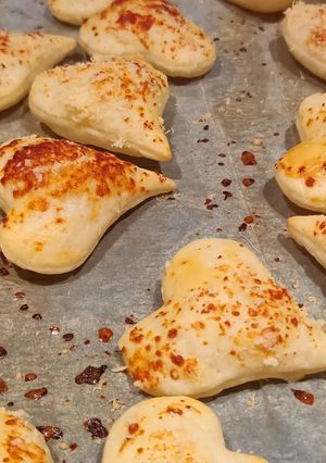 Foto di Cuori di sfoglia al parmigiano