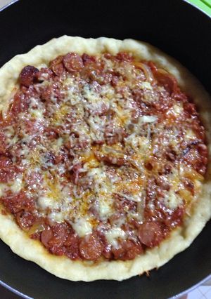Foto resep Homemade teflon Pizza