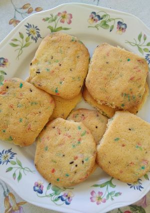 Foto di Biscotti con le codette multicolore