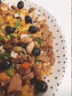 Foto de Carne de Porco à Alentejana