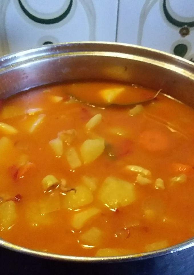Una foto de Patatas con sepia por el chef David rico rico arribererchi
