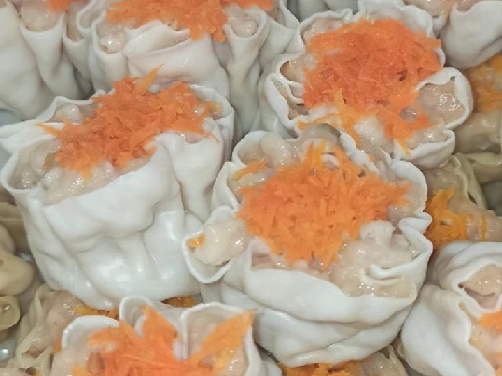 Cara Simple Menyiapkan Resep  Dimsum Ayam Udang yang Enak, Enak Banget