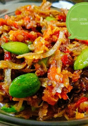 Foto resep Sambel Pete Ikan Teri