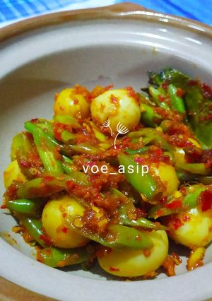 Foto resep Sambal Buncis Telur Puyuh
