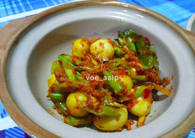 Resep Sambal Buncis Telur Puyuh, Bikin Ngiler