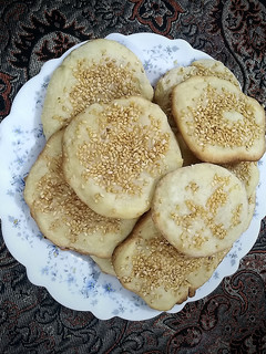 عکسی از دستور شیرینی کنجدی