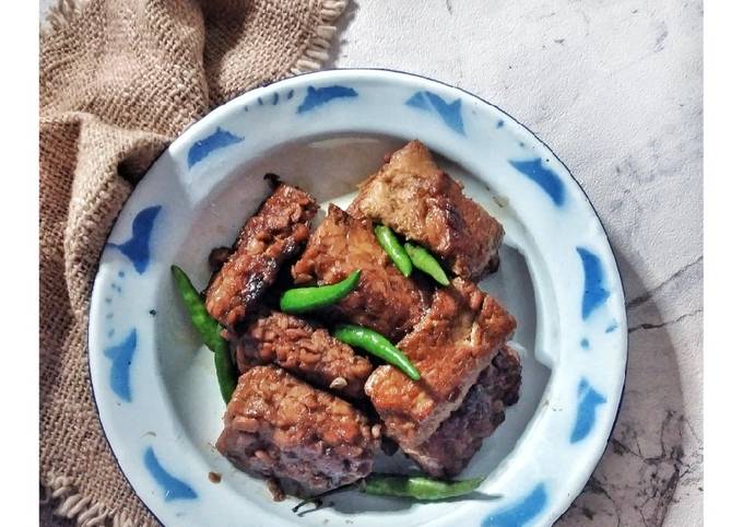 Resep Tahu Tempe Bacem Khas Yogya Oleh Aniesaryono Cookpad