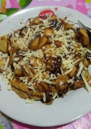 Foto resep Pisang keju simple