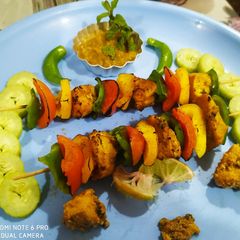 A picture of Barbeque chicken.
