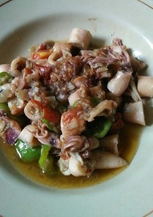 Foto resep Tumis Asin Cumi