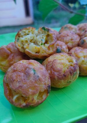 Foto resep Bola bola mie telur keju