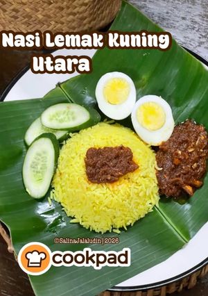 Gambar Nasi Lemak Kuning Utara 🇲🇾