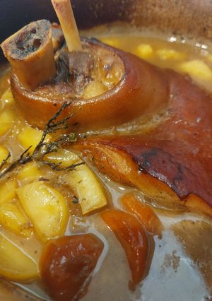 A picture of 7-Hour Braised Pork Shank.