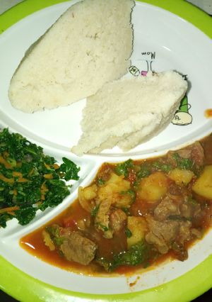 A picture of Cardamom and cinnamon beef stew # jikoni challenge.