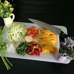 A picture of Mango salsa.