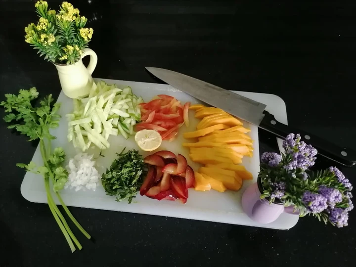 Simple Way Make Recipe Mango salsa that is Can Pamper Your Tongue, Addictive}