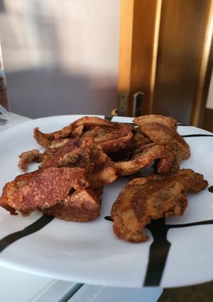 Una foto de Chicharrón a lo cubano 🇨🇺