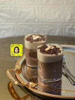 صورة لوصفة محلبية بالنوتيلا