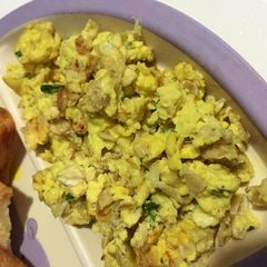 A picture of Oats egg omelette.