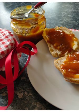 Une photo de Marmelade de pêches de vigne