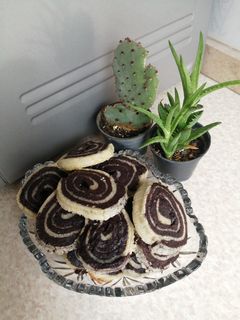 عکسی از دستور پیراشکی دو رنگ