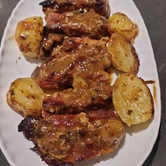 Baked Ribs with Potatoes A picture of Baked Ribs with Potatoes.