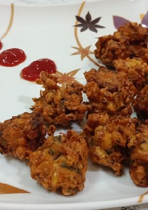 સ્વીટ કોર્ન પકોડા (Sweet Corn Pakoda Recipe In Gujarati) રેસીપી મુખ્ય ફોટો