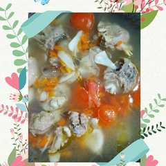 A picture of Garang Asem Kepala Ayam (bumbu simple).