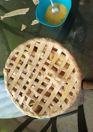 Una foto de Pay de manzana