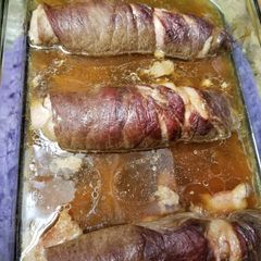 A picture of Bacon Stuffed Steak.