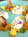 Assiette gourmande autour du Skyr et des fruits exotiques